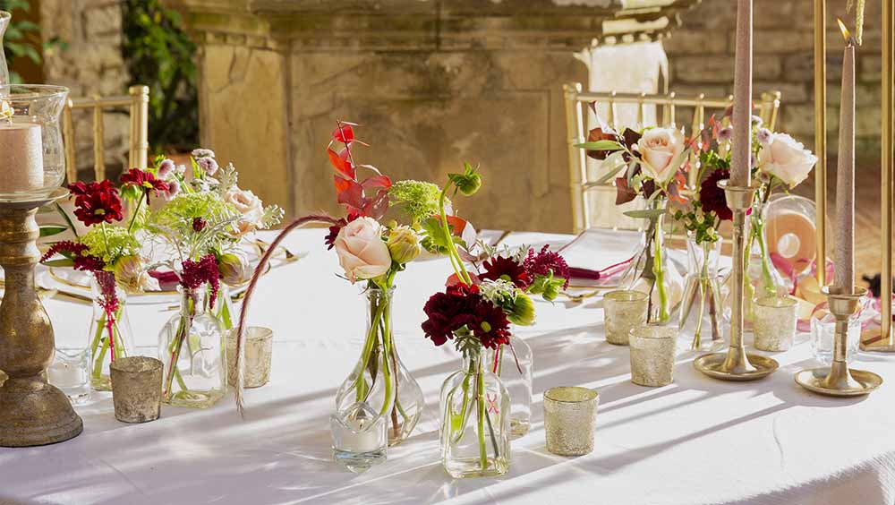 decorazioni per matrimonio castello chianti