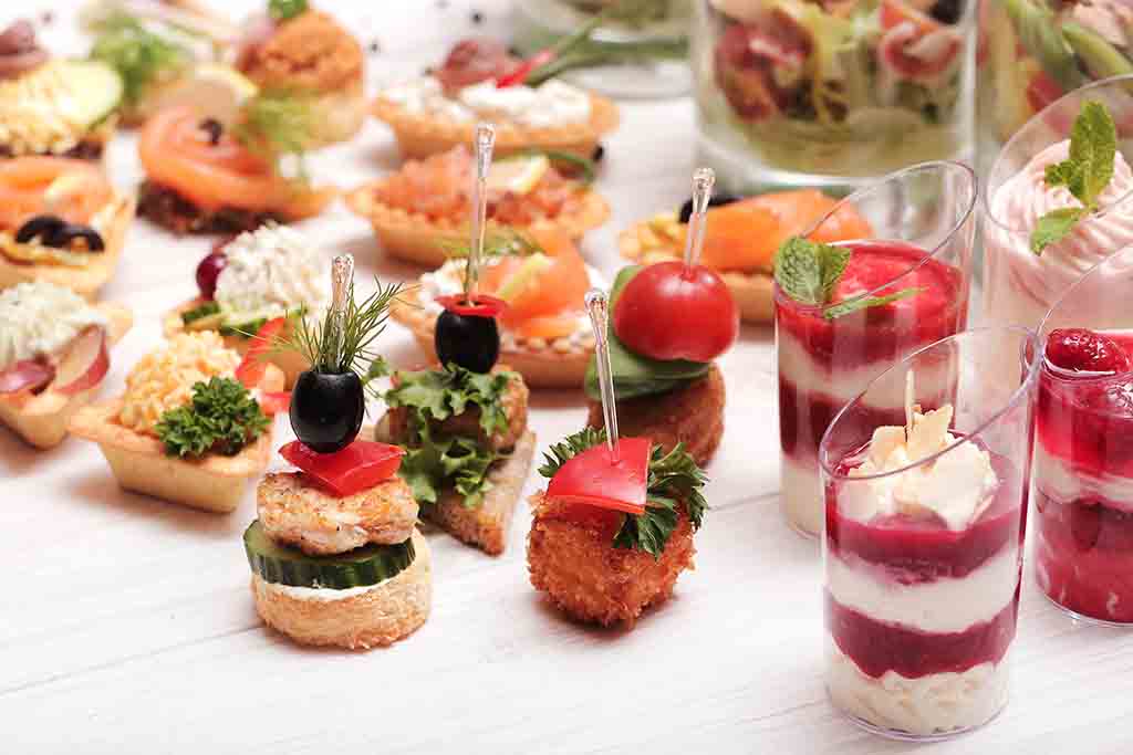 tanti snack per buffet matrimonio